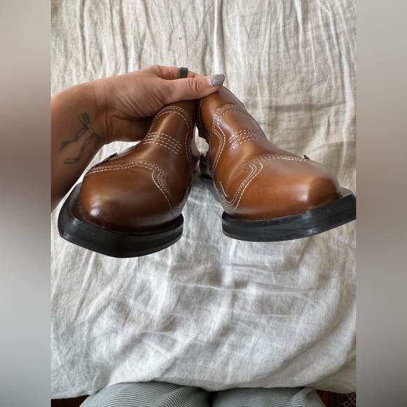 Ganni Western Mules in Brown - Picture 10 of 11